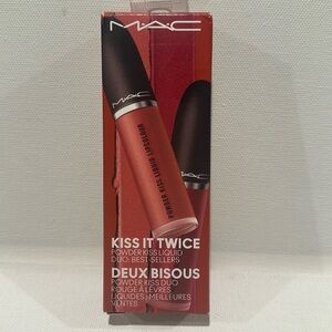 MAC Kiss It Twice Powder Kiss Liquid Duo Best Sellers Lipstick.